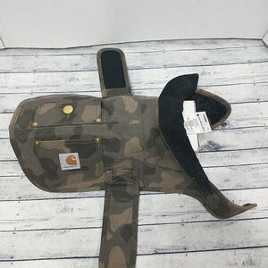 Carhartt Firm Duck Insulated Dog Chore Coat, Duck Camo Tarmac, Small